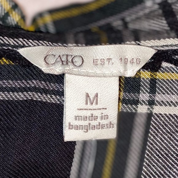 Cato Plaid Button Down Shirt NWT - Picture 9 of 9